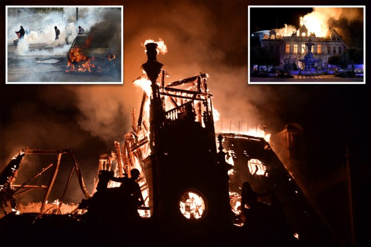 french-rioters-set-fire-to-historic-limoges-town-hall-as-far-left-demonstrations-spiral-out-of-control