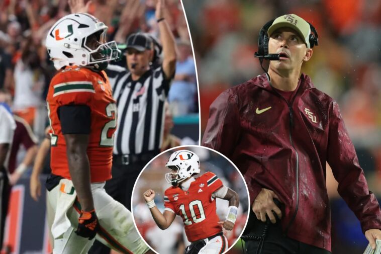 no.-3-miami-avoids-upset-with-thrilling-2ot-win-over-rival-florida-state