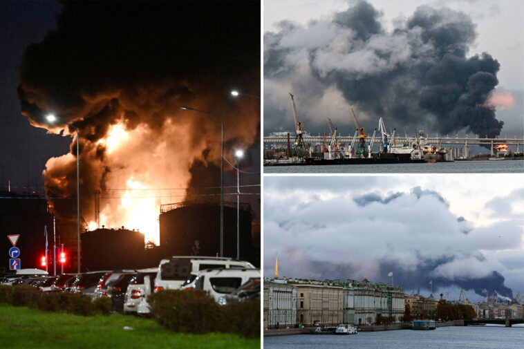 blaze-at-st-petersburg-oil-sites-as-ukraine-launches-more-than-1,000-drones-at-russia