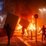 france-burns:-palestinian-flags-fly-over-france’s-republic-statue-as-riots-rock-the-country