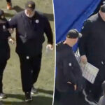 mike-mccarthy-spends-steelers’-entire-halftime-in-medical-tent-with-injury-in-bizarre-scene