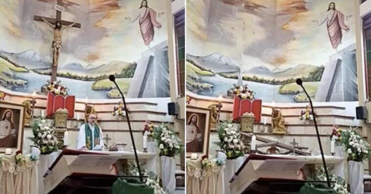 giant-wooden-crucifix-fatally-crushes-priest-during-a-livestreamed-mass-as-he-preaches-about-death-(video)