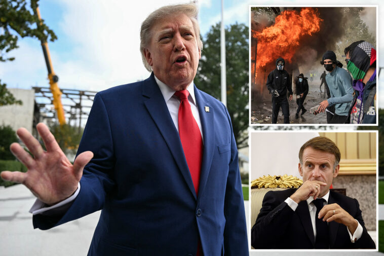 trump-urges-france-to-‘close-the-borders’-after-weekend-of-rioting:-‘the-migrants-have-taken-over’