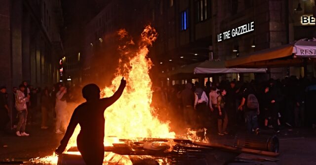 italy:-270+-rioters-detained-after-day-two-of-‘guerrilla-war’-chaos-in-milan