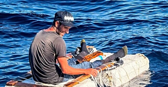 cuban-found-floating-off-coast-of-florida-on-foam-‘raft’-says-he-got-lost,-wasn’t-trying-to-emigrate