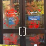 window-of-ues-bank-smashed,-facade-marred-with-red-graffiti-in-possible-hate-crime:-cops