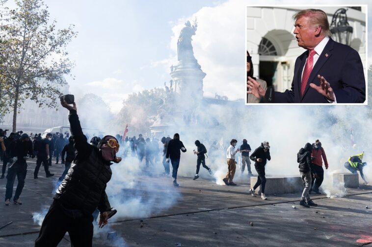 trump-predicts-paris-is-going-to-be-a-‘muslim-city-very-soon’-as-riots,-looting-rage-in-france