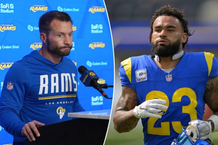 sean-mcvay-addresses-kyren-williams-elephant-in-room-after-dejected-running-back’s-reaction