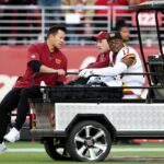 terry-mclaurin-carted-off-field-with-apparent-knee-injury-in-potential-commanders-nightmare