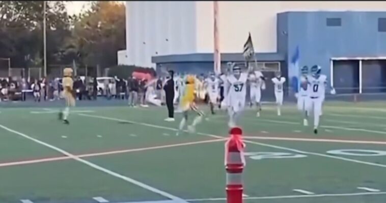 outrageous!-oregon-high-school-football-player-cheap-shots-patriotic-rival-carrying-american-flag-on-the-field-(video)