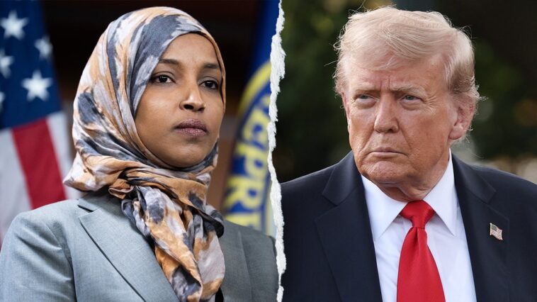 trump-says-ilhan-omar-could-go-to-jail-or-be-deported,-calls-her-‘a-disgrace-to-our-country’