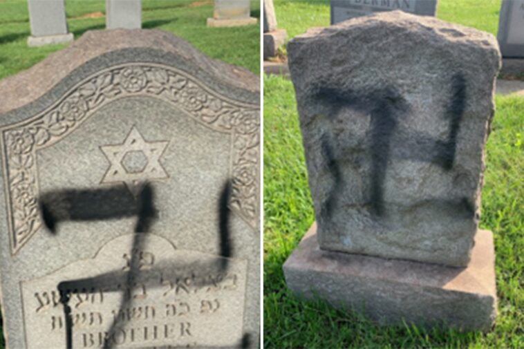 antisemitic-vandal-admits-to-spraypainting-swastikas-on-gravestones-at-jewish-cemetery