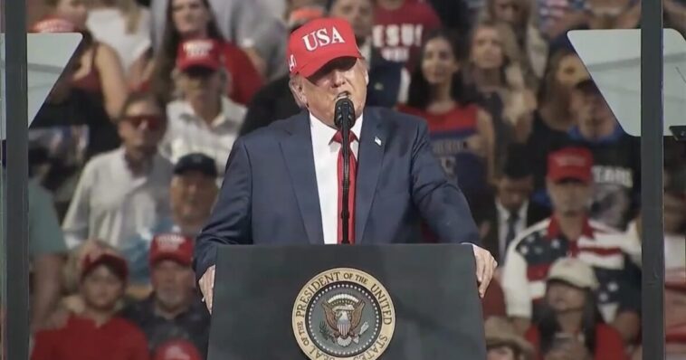 watch-live:-president-trump-holds-midterm-rally-in-greenville,-north-carolina