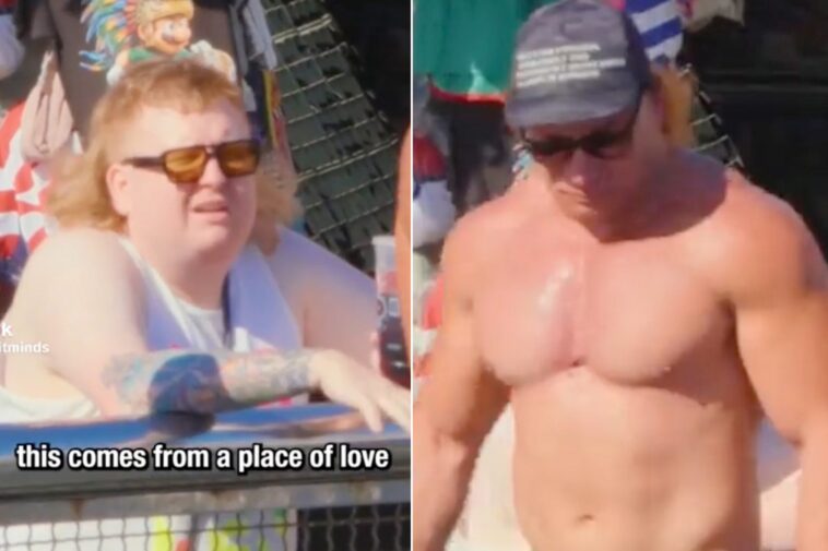 hilarious-moment-man-with-a-mullet-corrects-muscle-beach-bodybuilder’s-form-–-before-jacked-up-monster-turns-on-him