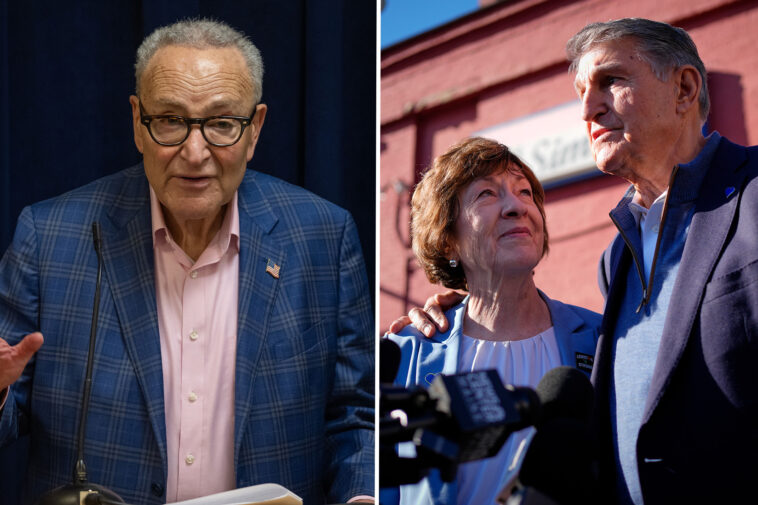 joe-manchin-rips-chuck-schumer-for-working-against-‘dear-friend’-susan-collins:-‘he’s-crazy’