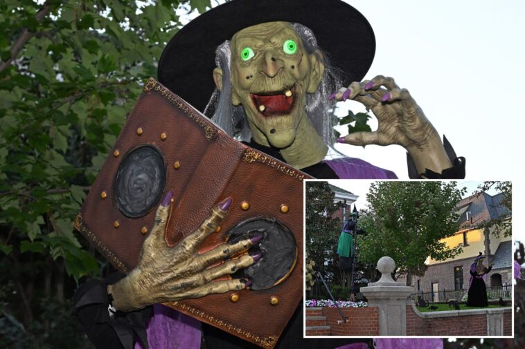 ‘tone-deaf’-halloween-witch-animatronic-with-star-of-david-spell-book-pulled-from-amazon