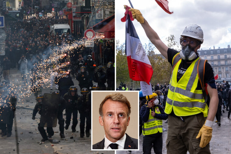 french-leftists-plan-major-paris-protest-saturday-as-absent-macron-vows-no-repeat-to-riots