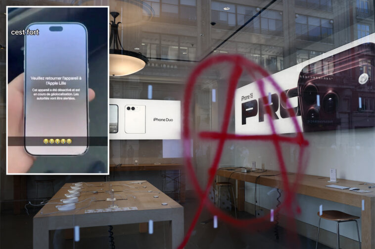 french-apple-store-looters-get-unpleasant-surprise-on-stolen-iphones:-‘disabled-and-being-tracked’