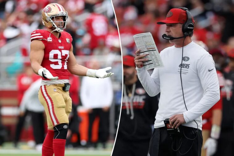 49ers-defense-gets-good-injury-news-as-door-is-left-open-for-nick-bosa-to-return-against-falcons