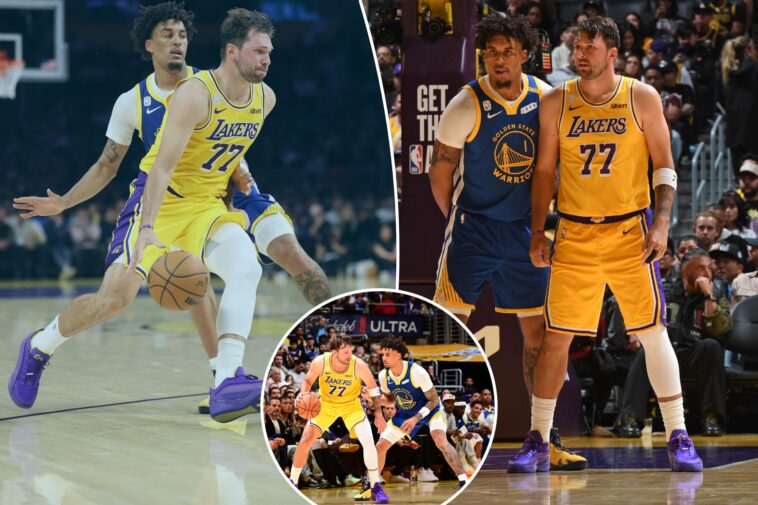 lakers’-luka-doncic-welcomes-warriors’-yaxel-lendeborg-to-nba:-‘talking-crazy’ 