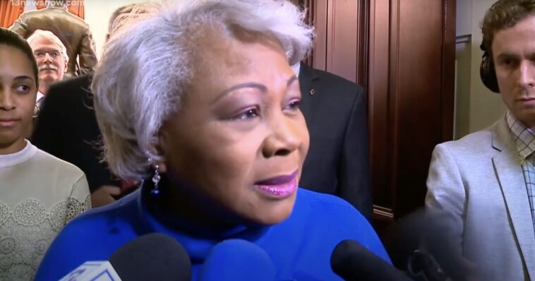 breaking:-virginia-democrat-louise-lucas-charged-with-racketeering-and-money-laundering-in-cannabis-corruption-case,-patel-blasts-her-during-press-conference-(video)