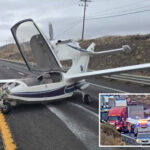 plane-crash-lands-on-freeway-near-california-border,-snarling-traffic