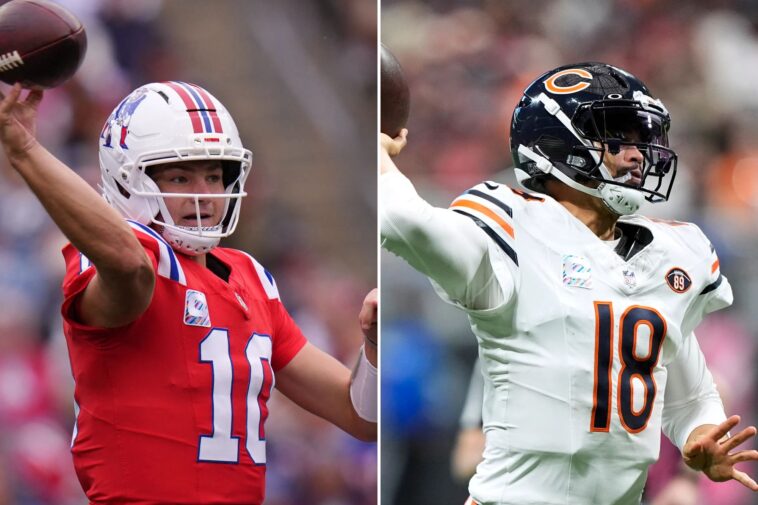 patriots-vs-bears-prediction:-favor-the-better-defense-in-caleb-williams-vs.-drake-maye-showdown