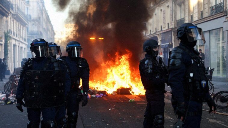 france’s-macron-blames-protests-on-‘ultra-left-groups-whose-aim-is-to-bring-down-the-republic’