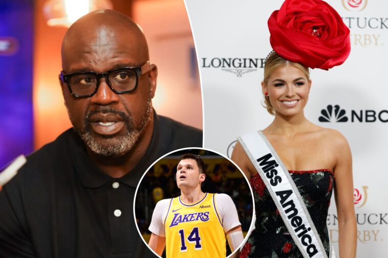 walker-kessler’s-miss-america-fiancee-gushes-over-shaq’s-‘best-big-man’-praise