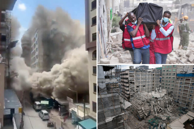 multi-story-building-collapses-in-kenya,-leaving-many-feared-trapped-under-the-rubble