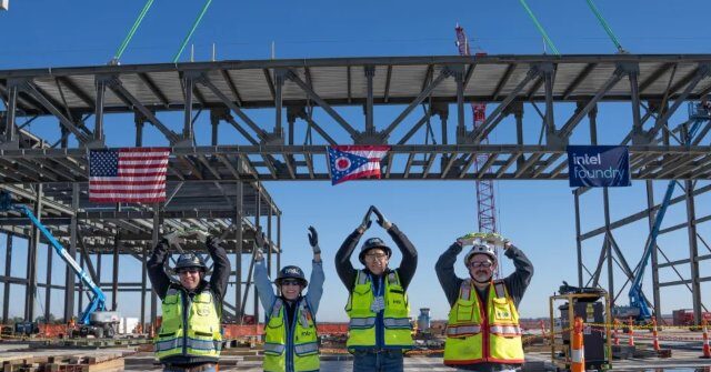 trump-effect:-intel’s-long-delayed-ohio-chip-plant-kicks-into-gear-with-major-construction-milestone