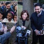 hochul-and-mamdani-stump-together-—-for-15-minutes-—-in-first-joint-campaign-appearance-of-ny-governor’s-race