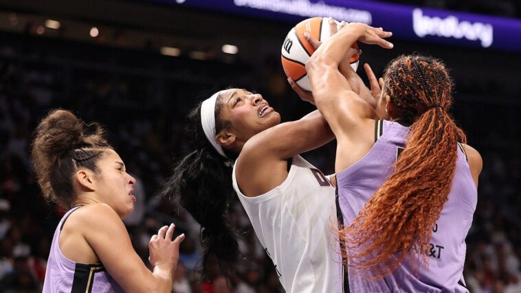 angel-reese-struggles-badly-after-bold-comments-as-valkyries-beat-dream-to-even-wnba-finals