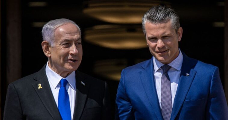 hegseth-quietly-meets-netanyahu-as-trump-weighs-massive-new-iran-offensive