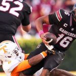 lanorris-sellers’-acrobatics,-late-fumble-recovery-help-give-south-carolina-walk-off-win-over-tennessee