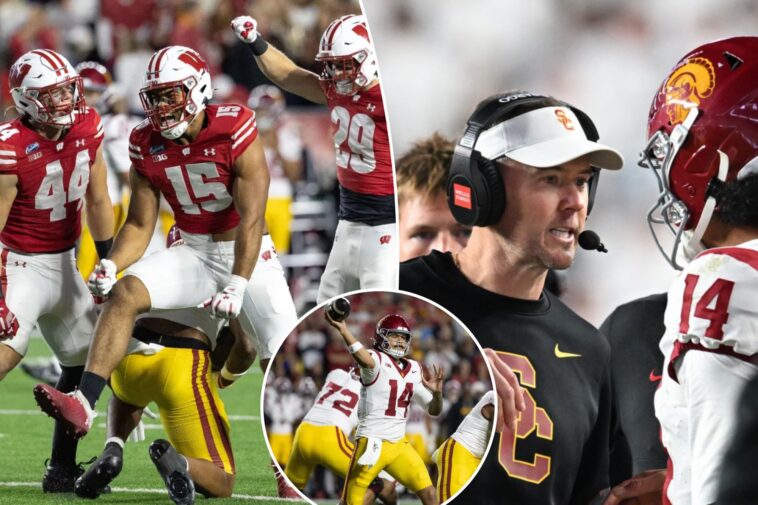 usc-suffers-humiliating-wisconsin-loss-as-lincoln-riley’s-seat-heats-up
