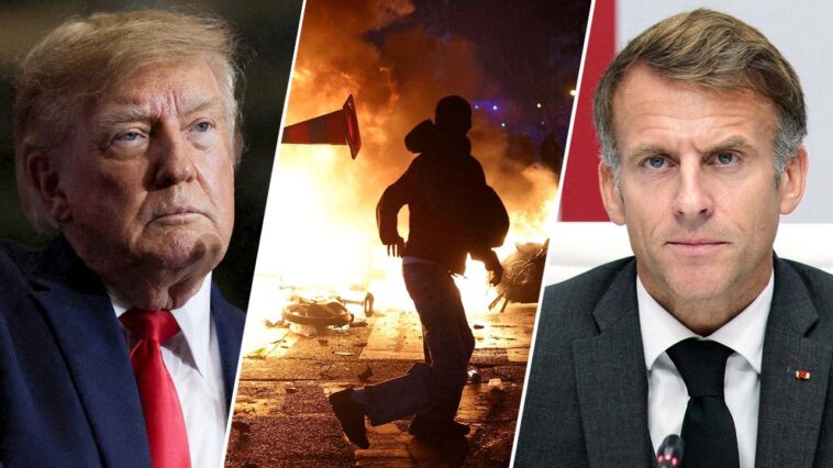 trump-reveals-dire-warning-to-macron-as-violent-unrest-spreads-across-europe