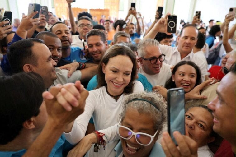 venezuelan-opposition-leader maria-corina-machado returns-to-venezuela-from-exile-for-first-time-since-maduro’s-ouster