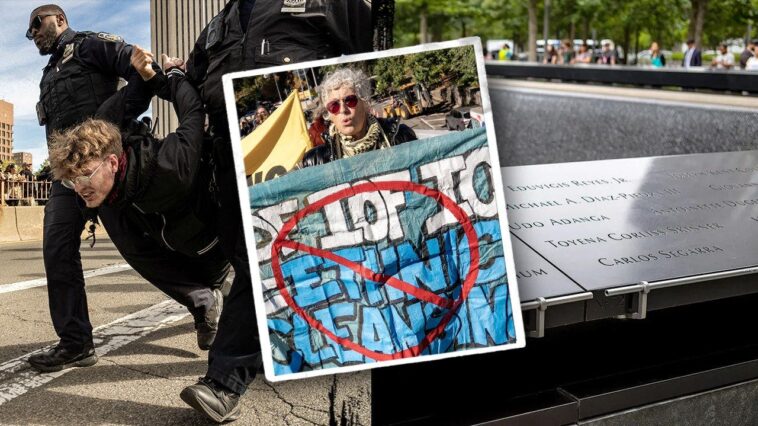 radicals-bring-life-in-america’s-largest-city-to-screeching-halt-and-vandalize-9/11-memorial