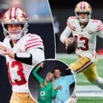 brock-purdy,-wife-jenna-provide-major-pregnancy-update-during-49ers-halloween-party