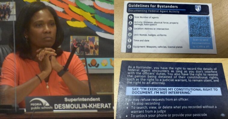 illinois-teachers-union-reportedly-gave-peoria-public-school-staff-cards-telling-them-how-to-document-and-report-ice-agents,-while-assisting-illegal-aliens