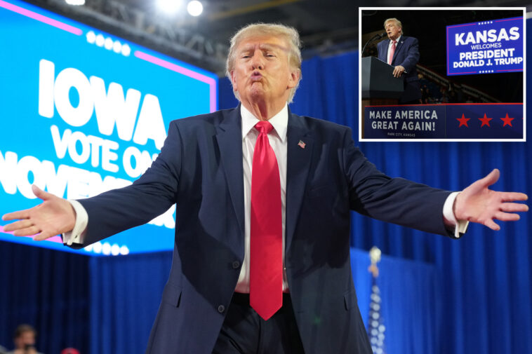 trump’s-kansas,-iowa-rallies-back-on-after-being-scrapped-from-pre-midterm-schedule