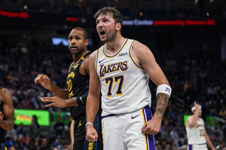 luka-doncic-drops-insane-nsfw-response-to-warriors-fans-in-first-half-spectacle:-‘yeah,-f–k’